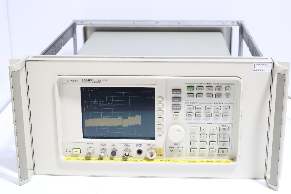 140☆動作保証あり☆アジレント/Agilent スペクトラム・アナライザ 8564EC 9kHz-40GHz 100V▼3X-400