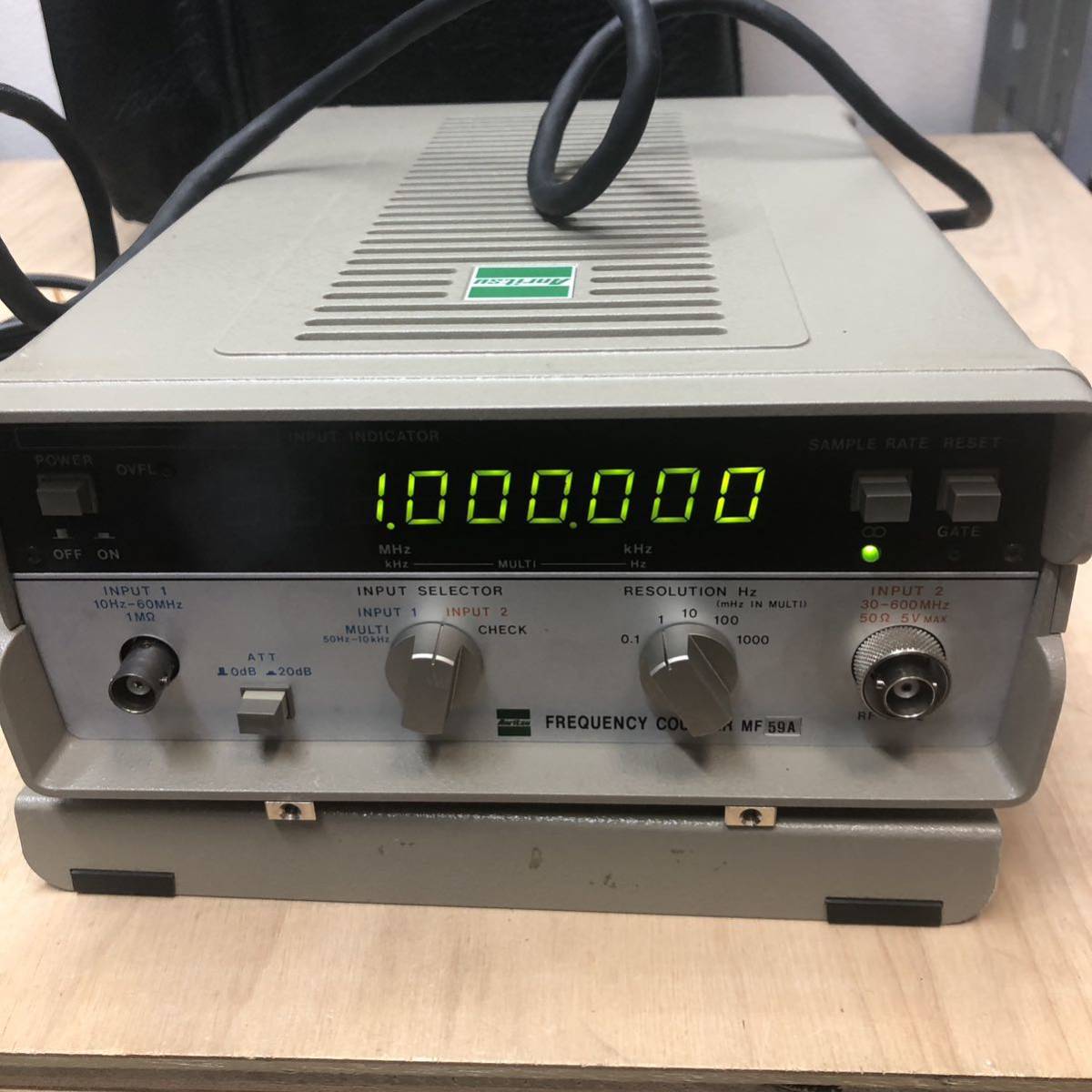 アンリツ MF59A 周波数カウンタ 【公式通販】