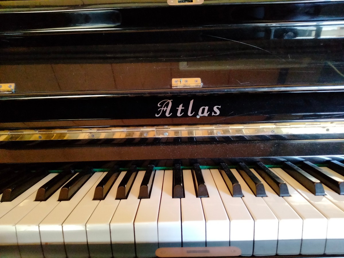 ATLAS アトラス アップライトピアノ A22H 3本ペダル 鍵盤 楽器 引取