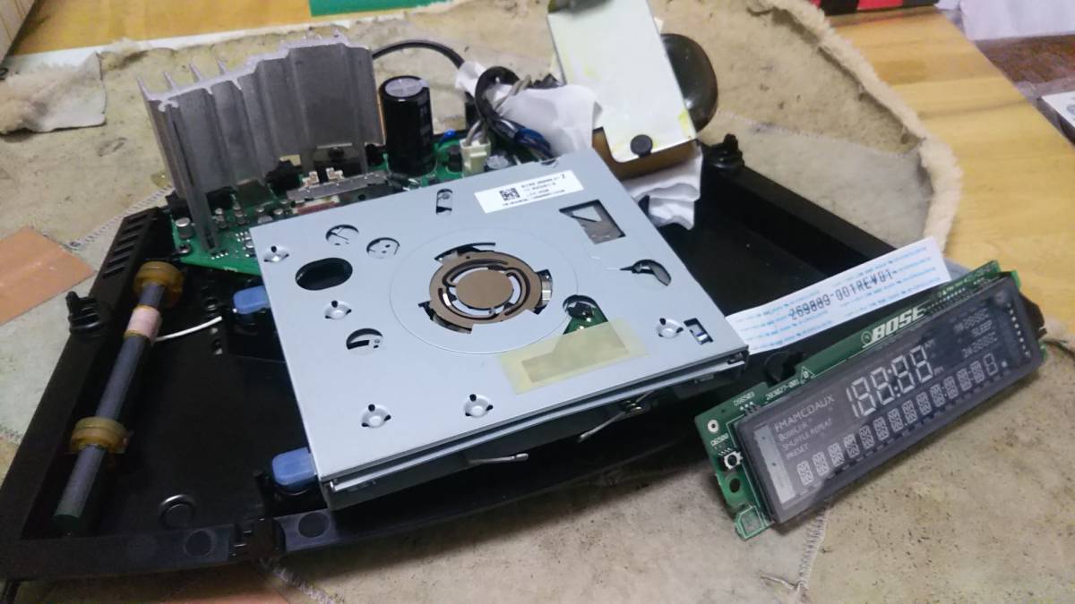 1.BOSE Wave Music System ホワイト ／動作品／ピックアップ交換