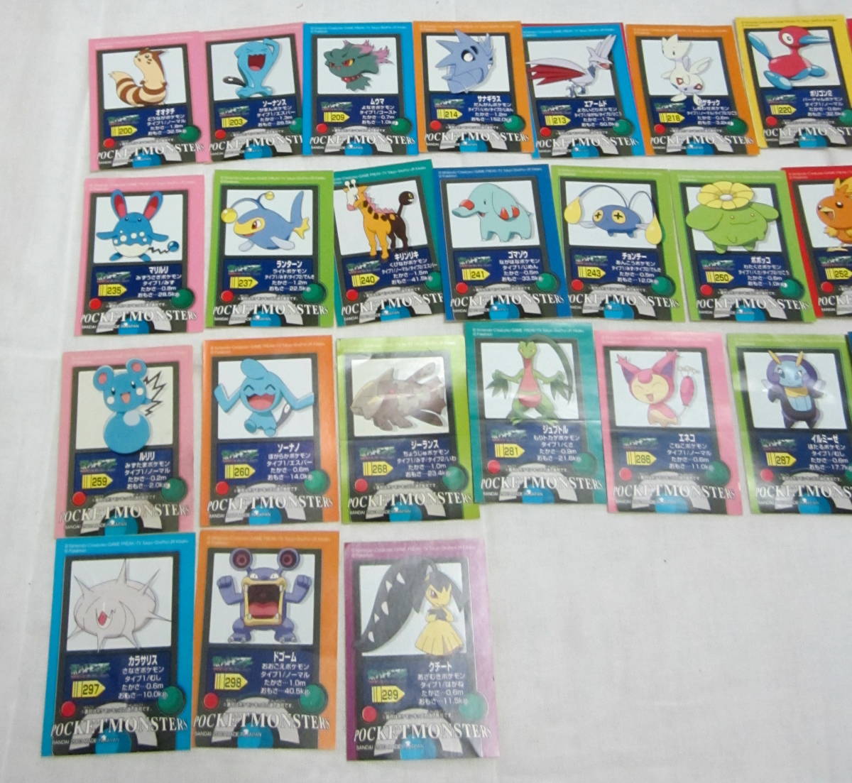 ポケモンキッズ シールコレクション 2003年～2005年 177枚