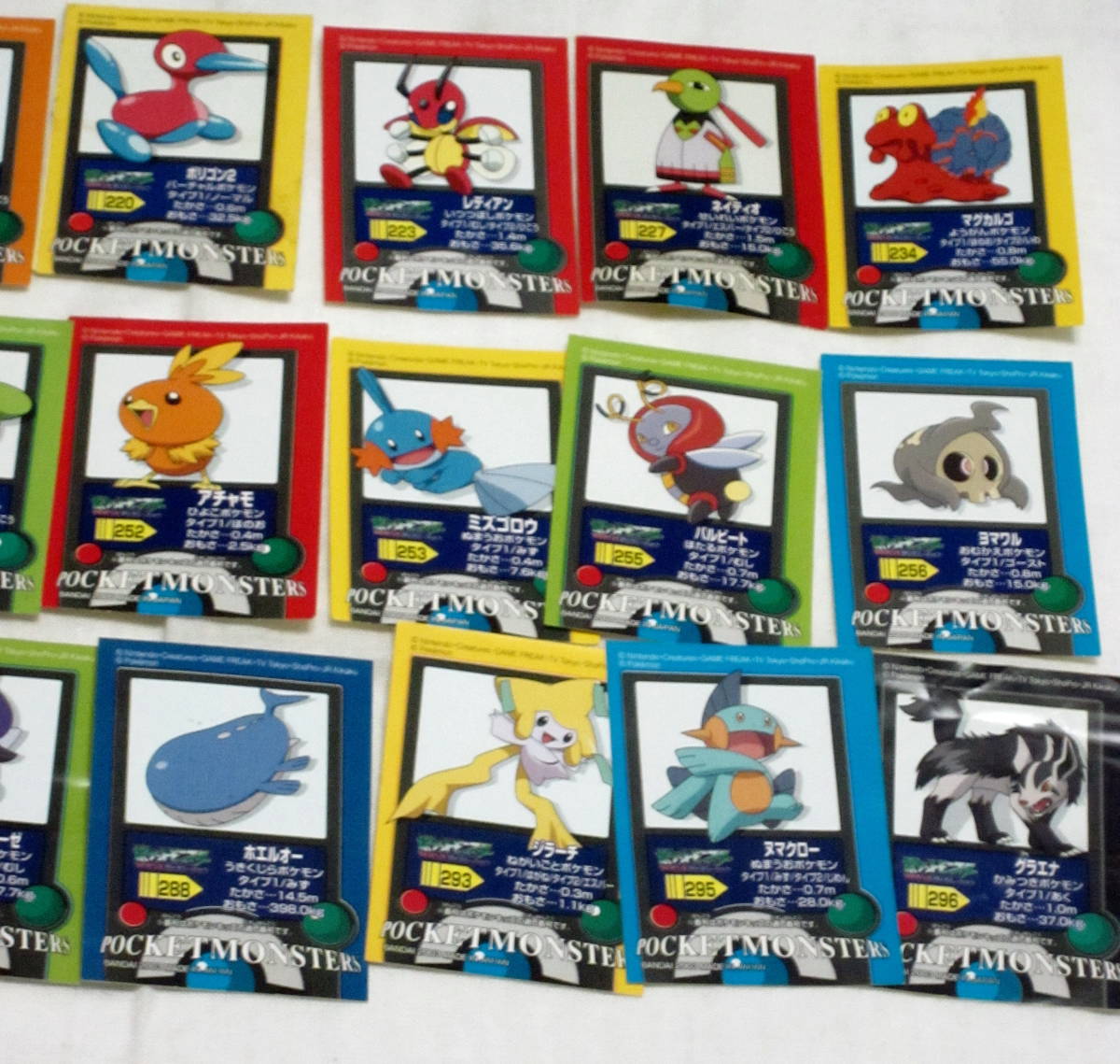 ポケモンキッズ シールコレクション 2003年～2005年 177枚