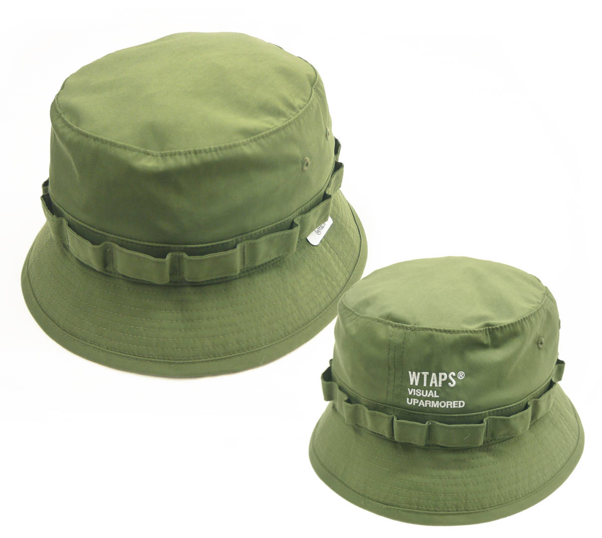 R874★22AW WTAPS ダブルタップス JUNGLE HAT ジャングル ハット 222HCDT-HT17 サイズ X 03 カーキ 帽子 EX45 COLLECTION