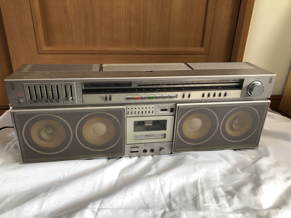 動作品] PIONNER ラジカセ SK-900 ラジオ レトロ カセットレ 動作品