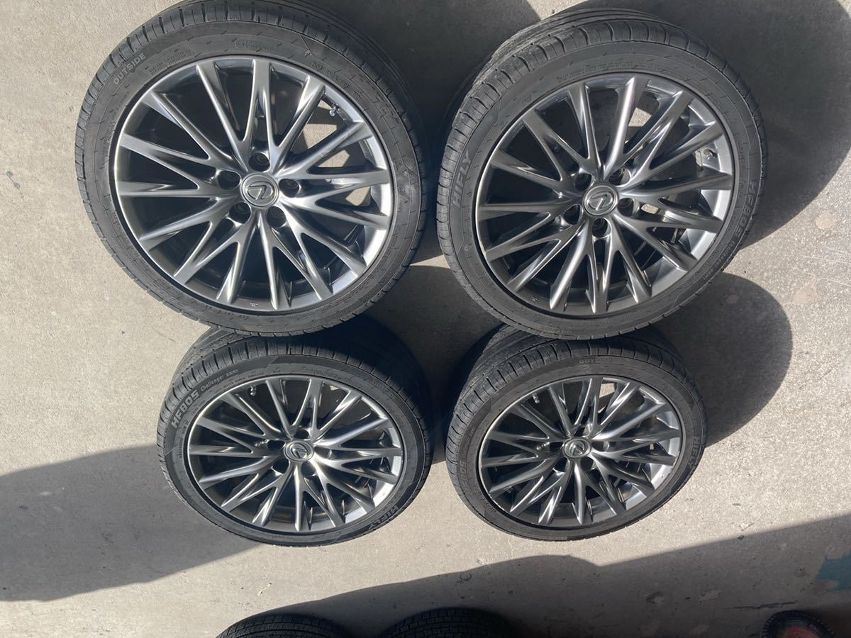 レクサス純正 レクサス HS250h Ver-L 純正 215/55R17 12年製造 8分山 美