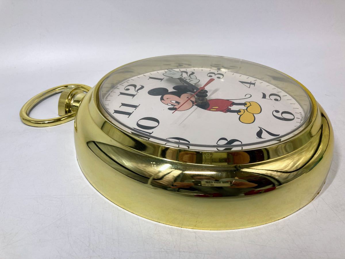 K3-30 掛け時計＜WELBY by ELGIN ミッキーマウス 全長約40
