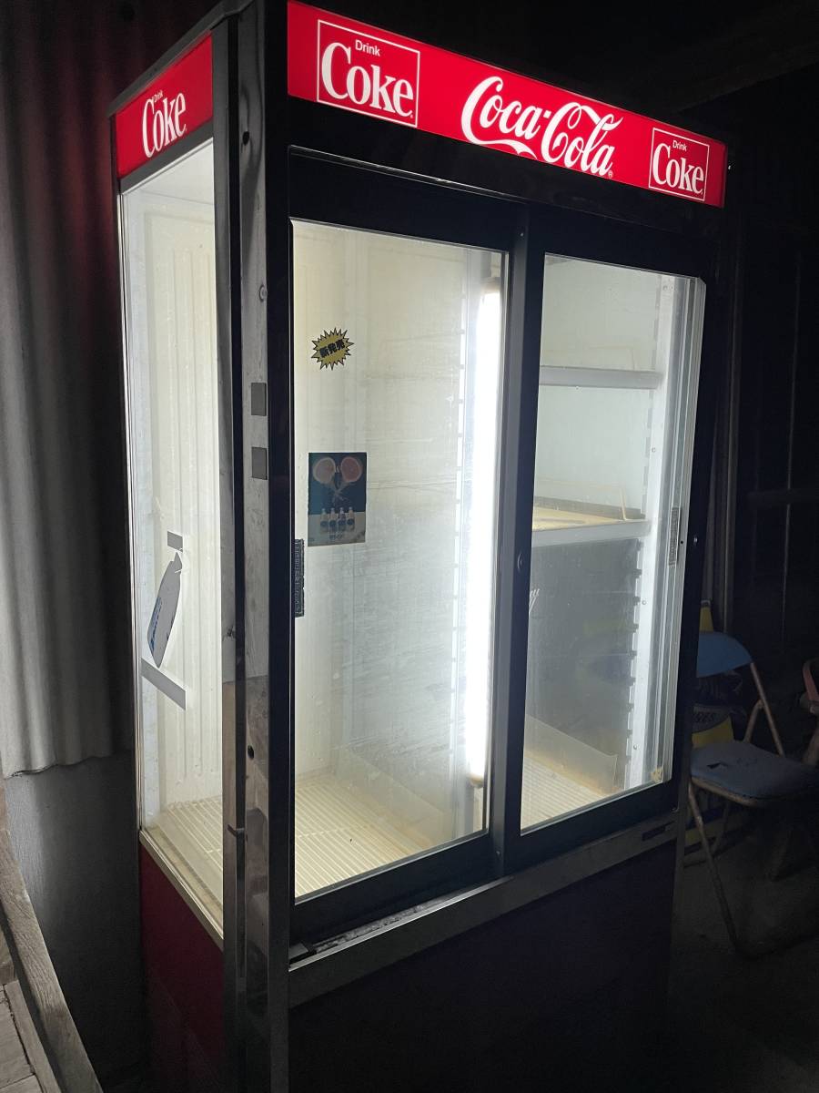 SANYOサンヨー コカ・コーラ冷蔵ショーケース コカコーラ☆サンヨー/冷蔵ショーケース☆ SANYO SHC-440 CocaCola