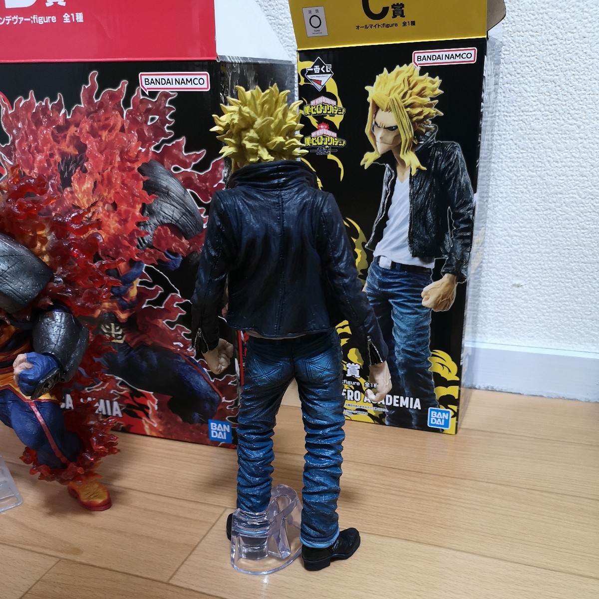 オールマイト エンデヴァーフィギュアセット 一番くじ 僕のヒーロー