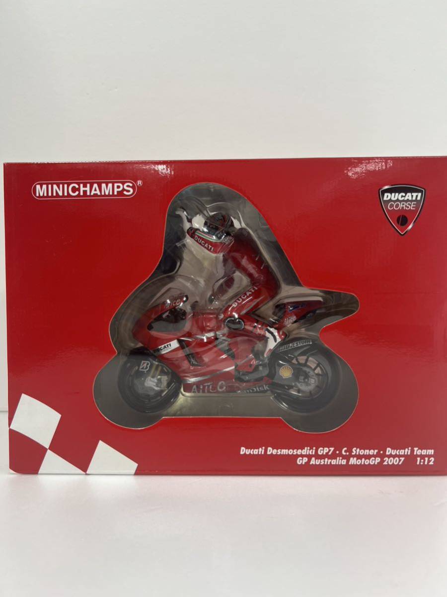 ☆MINICHAMPSミニチャンプス Ducati Desmosedici GP7.C.Stoner・Ducati 