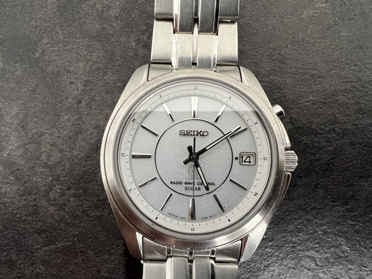CT1890 SEIKO セイコー 電波ソーラー メンズ 腕時計 7B22-HAB0 福山 