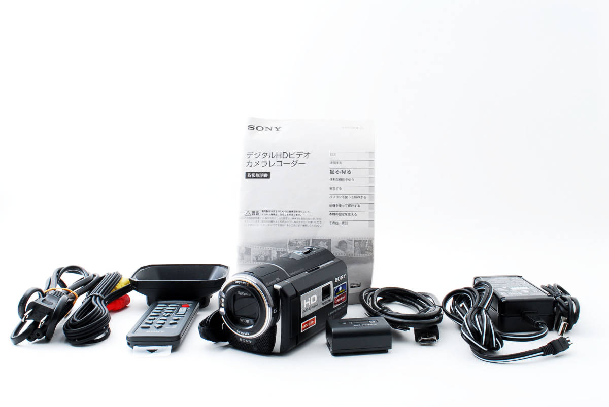 極上品 SONY ソニー HDR-PJ590V ブラック @2820 A デジタルビデオ