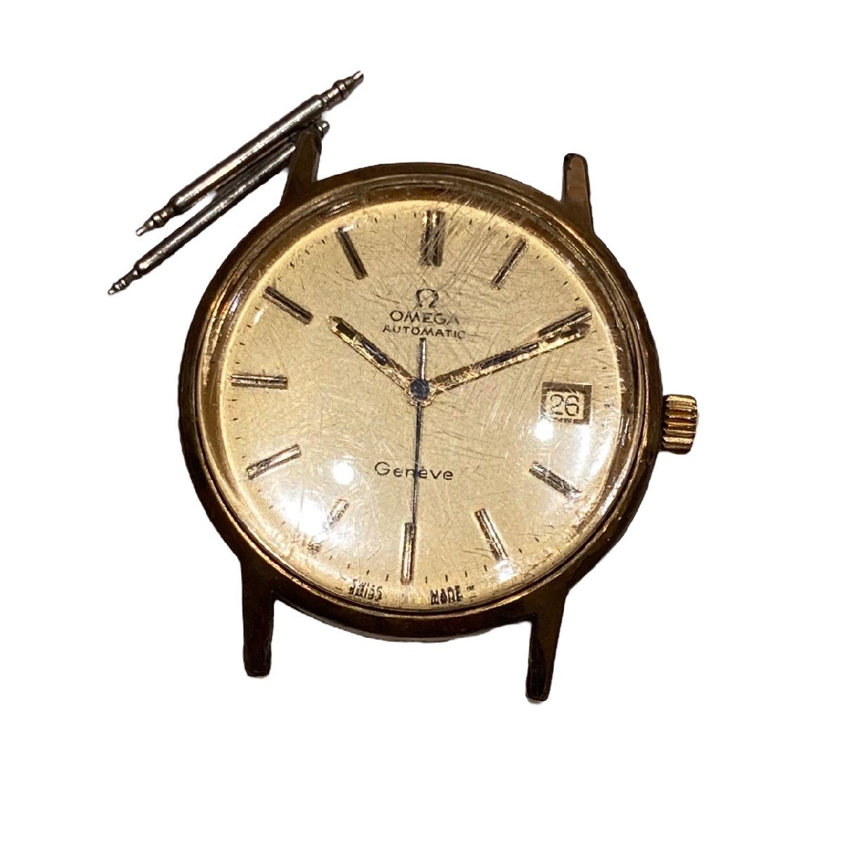 OMEGA オメガ ジュネーブ Geneve ケースのみ 自動巻き 腕時計 稼働品