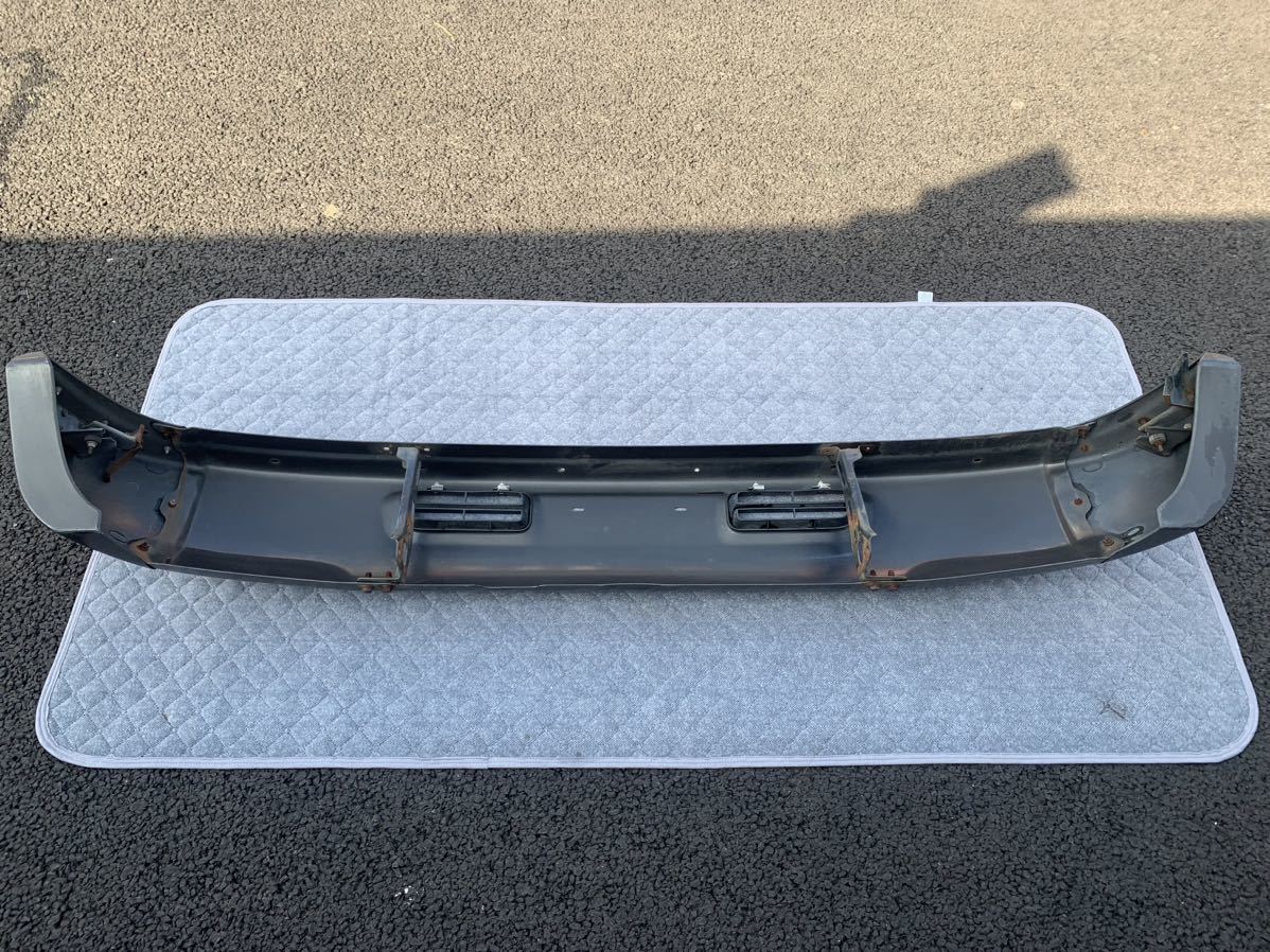 トヨタ ランドクルーザー 80系 純正 フロントバンパー メッキモール