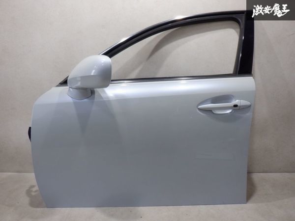 LEXUS レクサス純正 GSE20 IS250 フロント ドア 本体 左 左側 助手席側 カラー074 ガラス ドアミラー 内張り付 棚2S