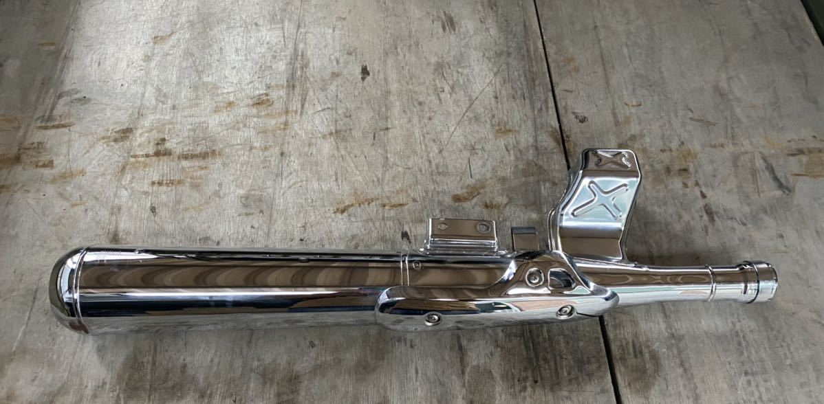 ヤマハ SR400 純正 マフラー サイレンサー B9F 中古品(マフラー本体 