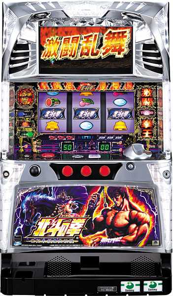 パチスロ実機 『北斗の拳 世紀末救世主伝説』 コイン不要機付き_1