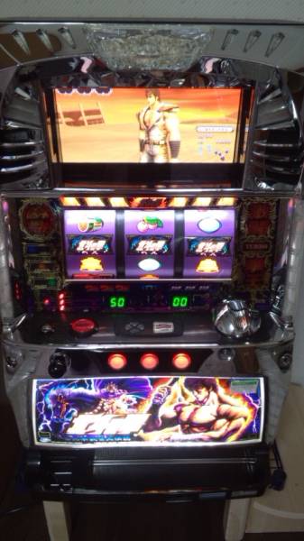 パチスロ実機 『北斗の拳 世紀末救世主伝説』 コイン不要機付き_2