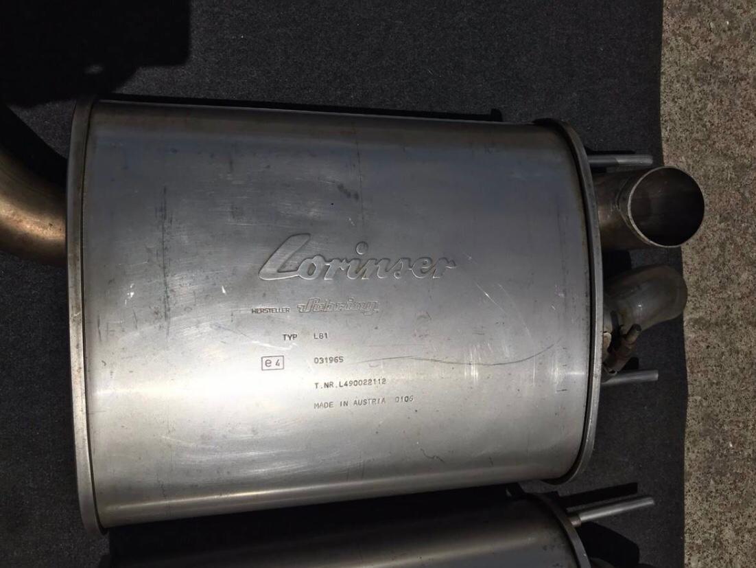 Lorinser ロリンザー Mercedes ベンツ マフラー (Sクラス W221 S500  