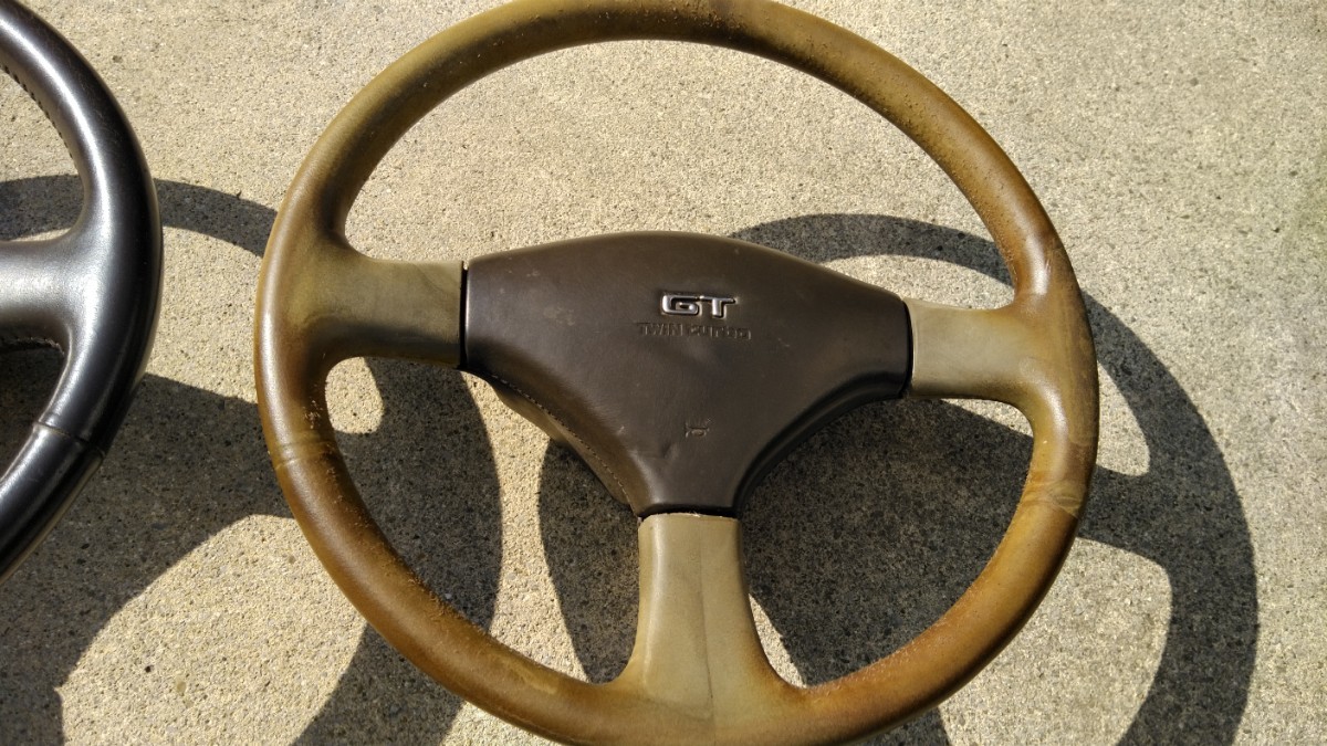 GTツインターボ純正 ステアリング セーブル GX81 JZX81 マーク2