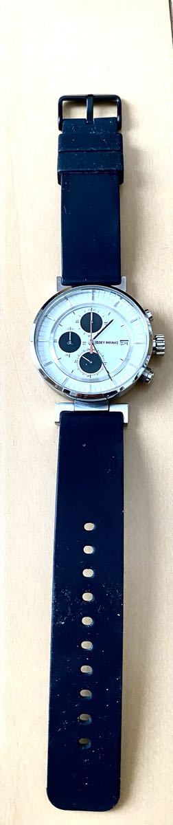 【定価44，000円】ISSEY MIYAKE イッセイミヤケ W ダブリュ SATOSHI WADA 和田智デザイン クロノグラフ ウォッチ クオーツ 腕時計 SILAY003