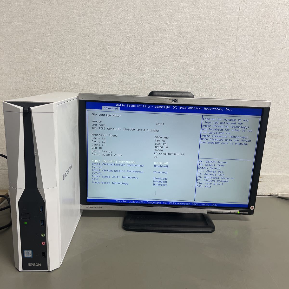 EPSON MR4800E Core i7-8700 Endeavor 32GB SSD256GB HDD4TB Windows11 