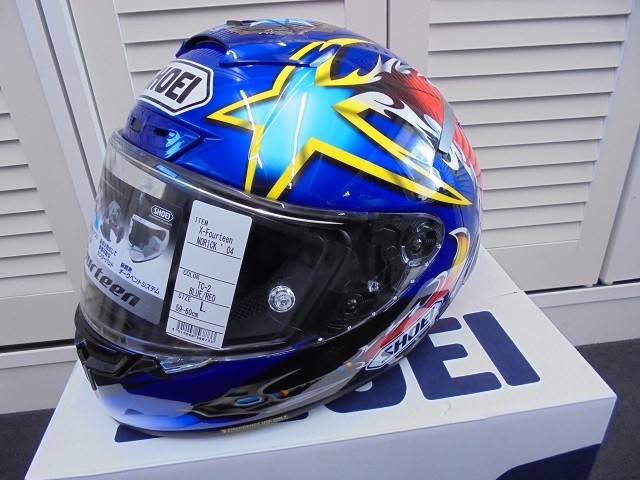 ☆新品☆未使用☆ SHOEI X-Fourteen NORICK ノリック 04 TC-2 Lサイズ 