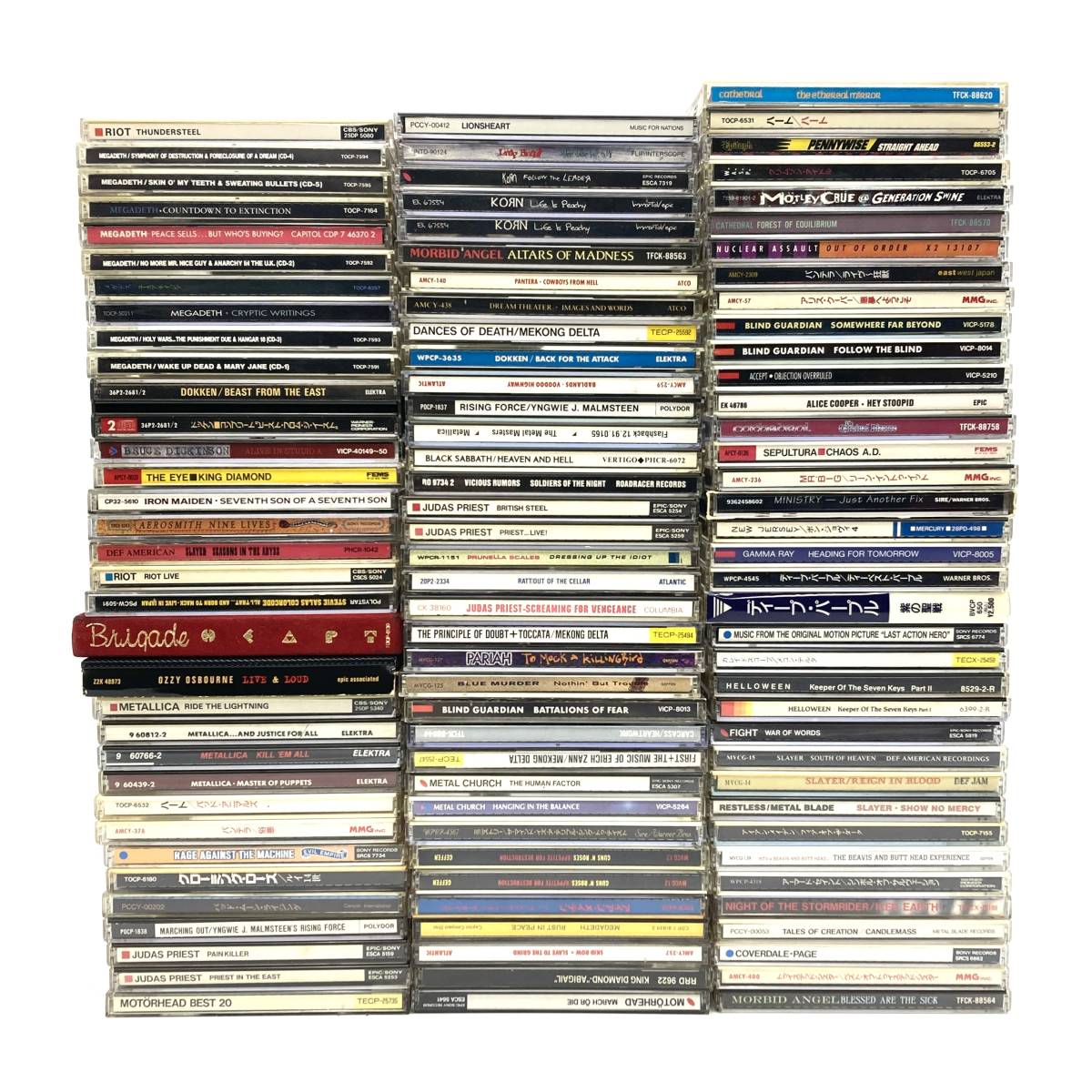 メタル・ハードロック CD まとめて約100枚セット [MJ723] ジャンク 大量『メタル ハードロック 90年代など CD まとめて』SLAYER