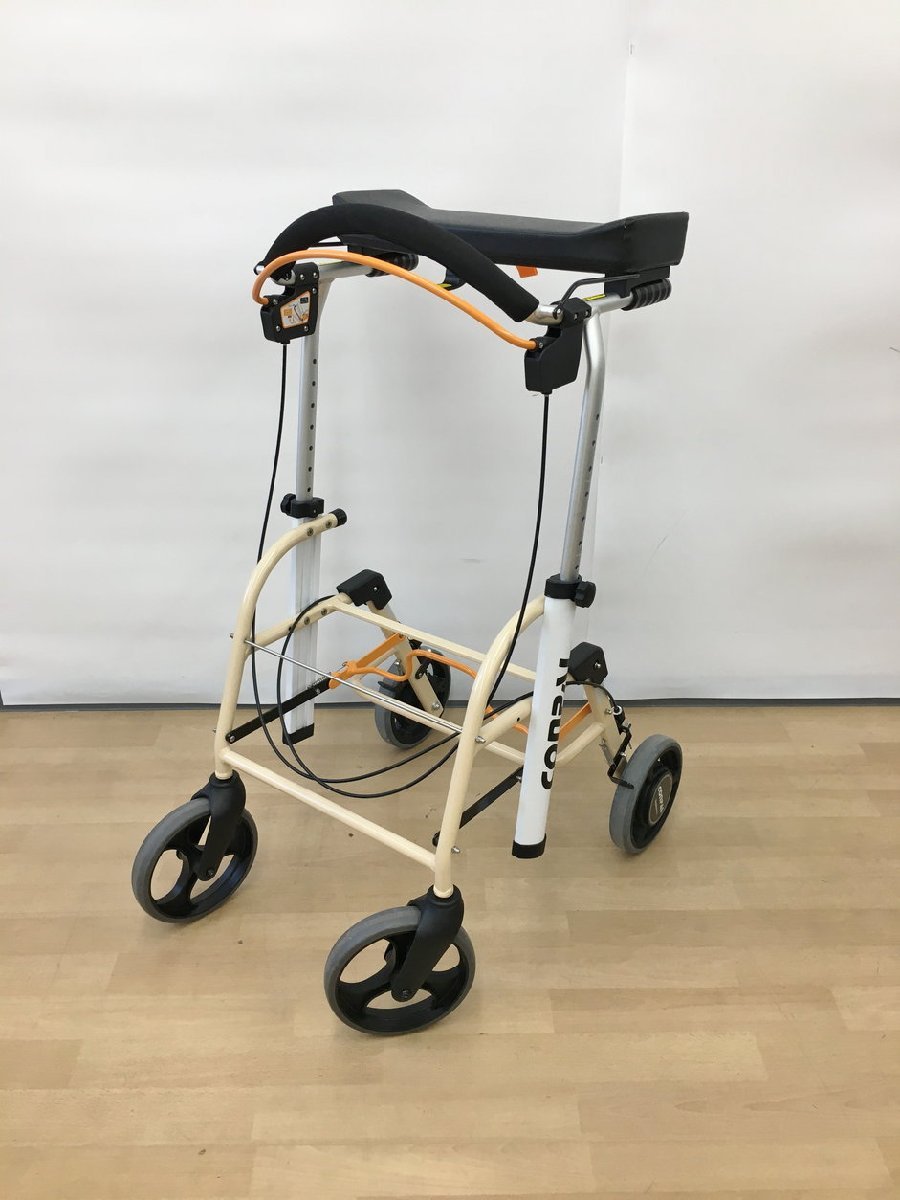 ナブテスコ 抑速ブレーキ付前腕支持型歩行車 コンパルリハモ NCR-8C-TA