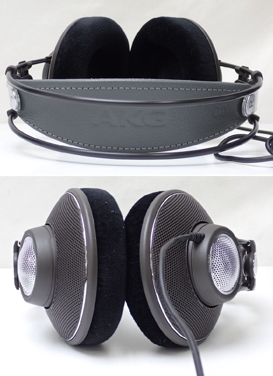 ☆美品 AKG K612 PRO 開放型ヘッドホン⁄オープンエアー型⁄変換プラグ