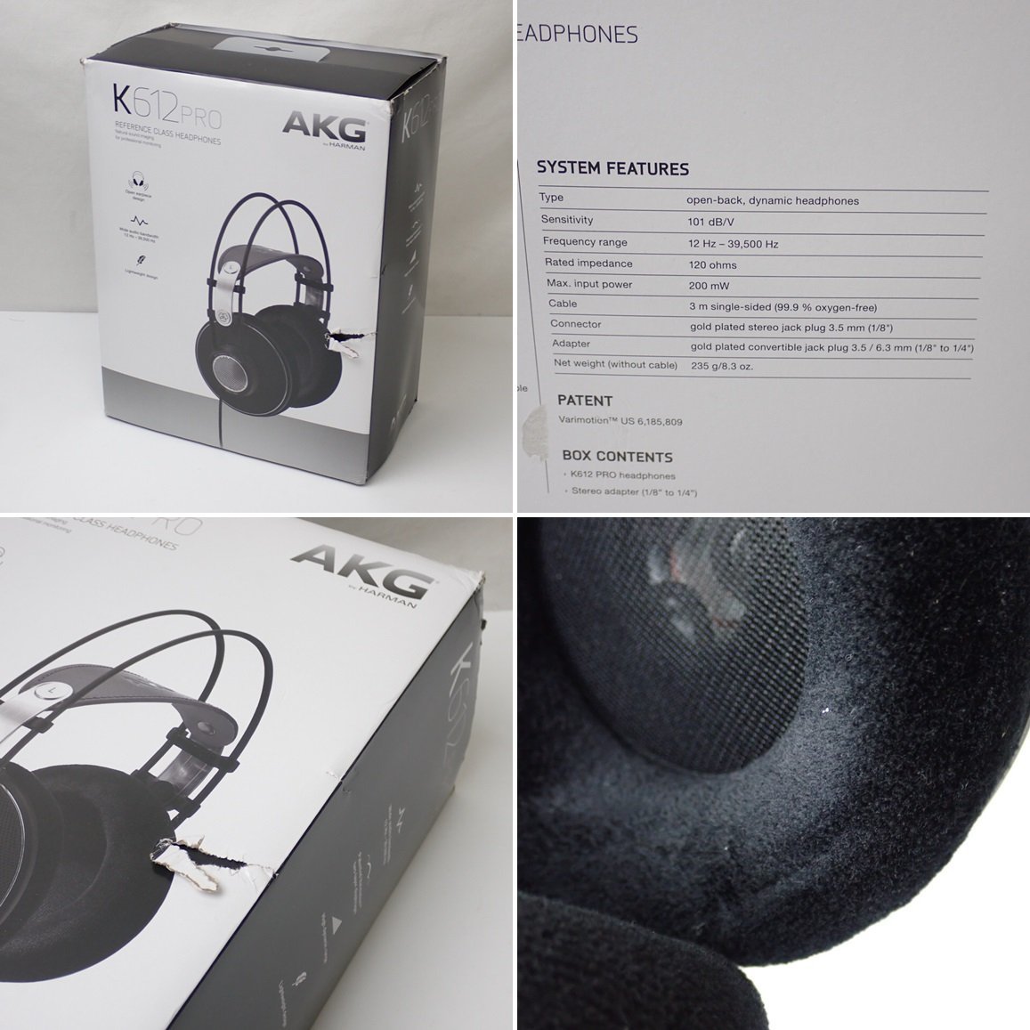AKG K612PRO Open-Back Over-Ear Premium Reference Studio Headphones