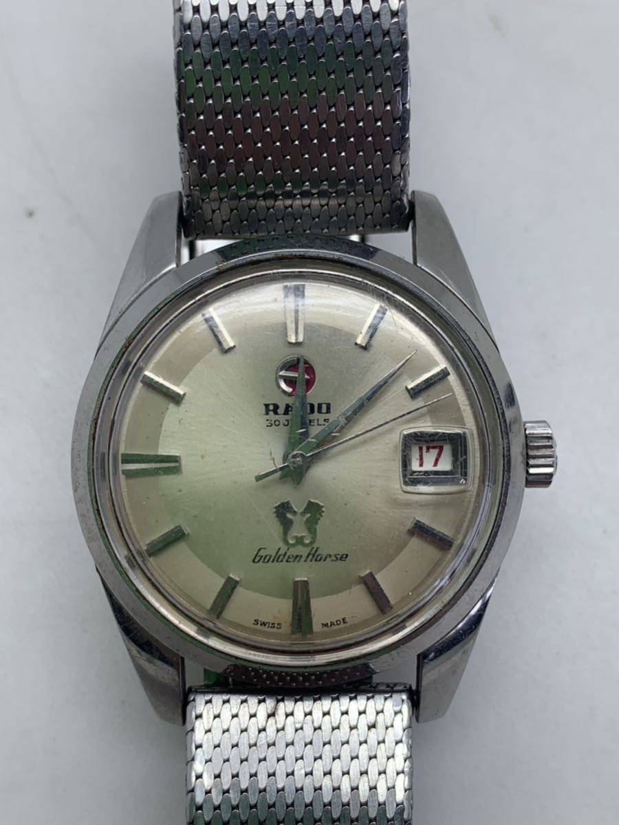 RADO ラドー腕時計　ゴールデンホース30石 ジャンク品 RADO ラドー GOLDEN HORSE ゴールデンホース 30J 30石 11675/1 I-3