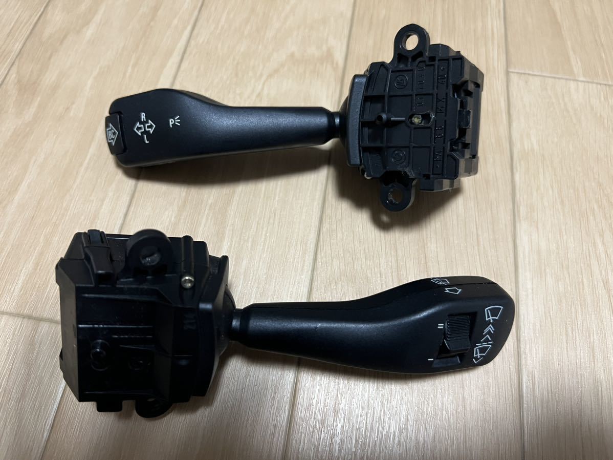 送料無料 BMW E46 318i GH-AY20 3シリーズ セダン 純正 ウィンカーレバー ワイパースイッチ