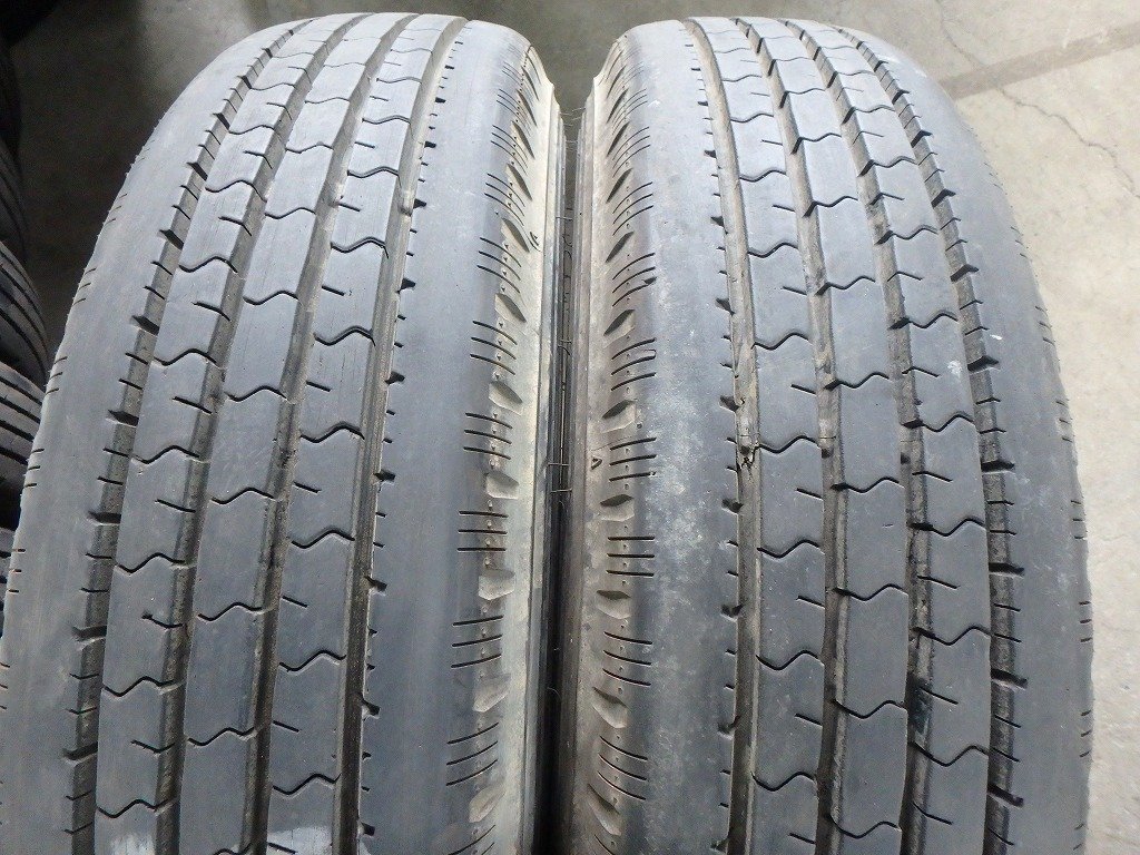 L462 送料無料【205/85R16 117/115】ダンロップ SPLT33 夏タイヤ 2本 2019年製 約8分山