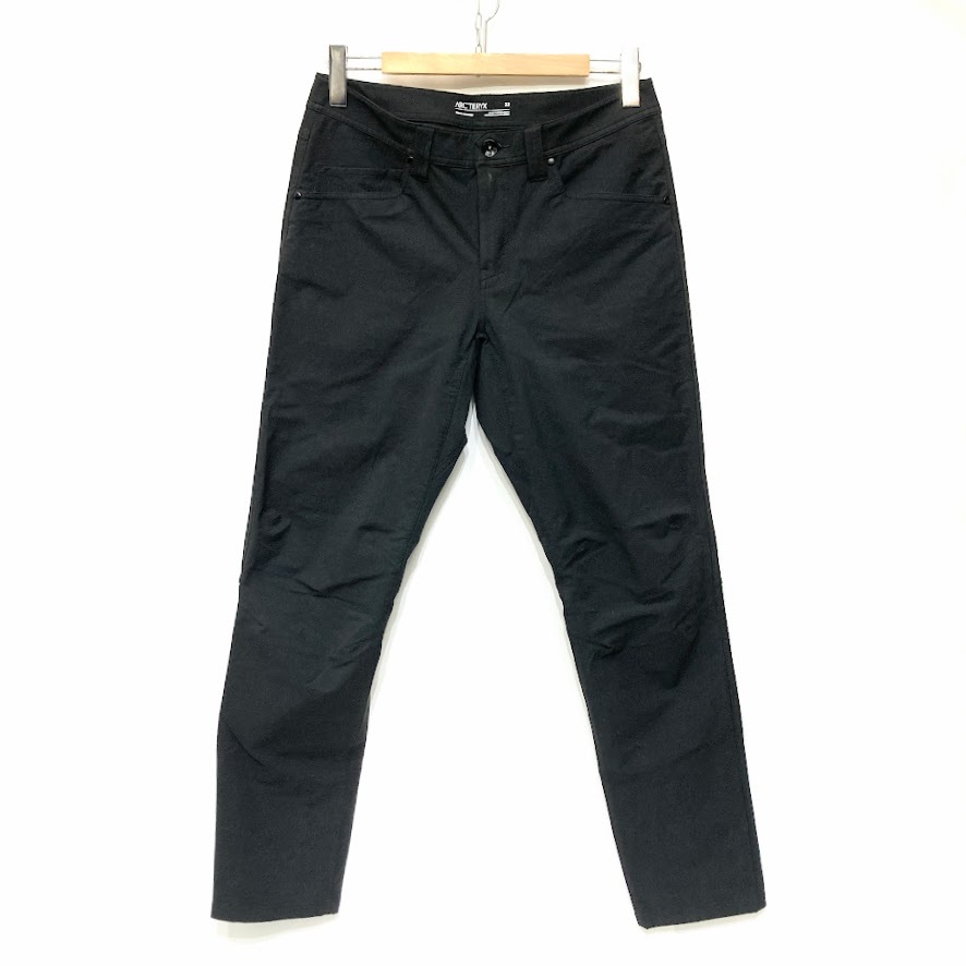 美品 ARC'TERYX アークテリクス Levon Pant Men's レボン パンツ コットン ナイロン ブラック 24961
