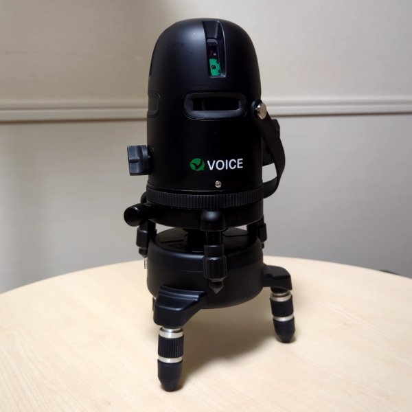 VOICE ヴォイス グリーンレーザー墨出し器+自動追尾+三脚+受光器付き 5ライン Model-G5 Model-GAセット
