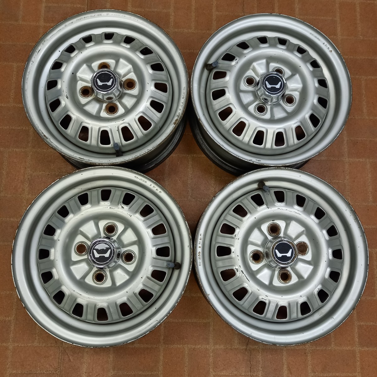  ホンダ純正 スチールホイール 13インチ 4.5J+45 4H-100(純正品)｜売買されたオークション情報、yahooの商品情報をアーカイブ公開 - オークファン 4穴