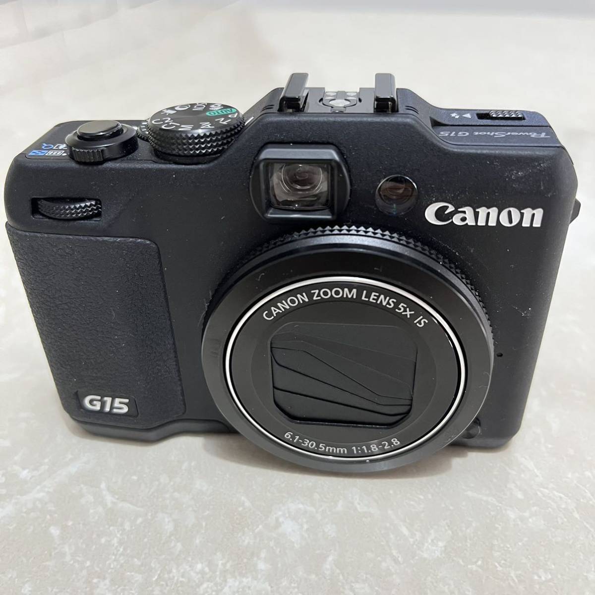 1円~中古品 Canon キャノンPower Shot G15 ZOOM LENS 5x IS 6.1-30.5