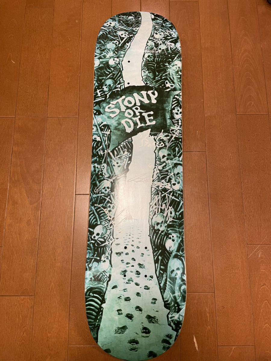 【希少】STONP or DIE スケートボード デッキ　8インチ 新品希少【STONP or DIE スケートボードデッキ 8インチ】 or DIE