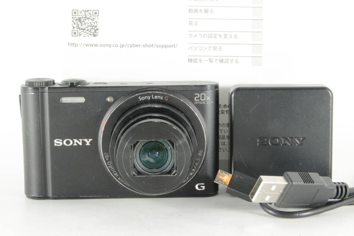 ☆実用美品☆ SONY ソニー Cyber Shot DSC WX350 ブラック #8831 