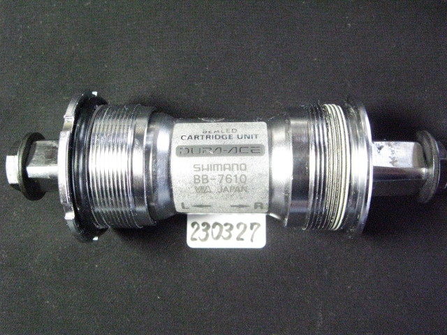 a*o様 SHIMANO DURA-ACE BB-7610 NJS ボトムブラケ ピスト・競輪/NJS認定shimanoDURA-ACE【BB-7610】ボトムブラケット貴重