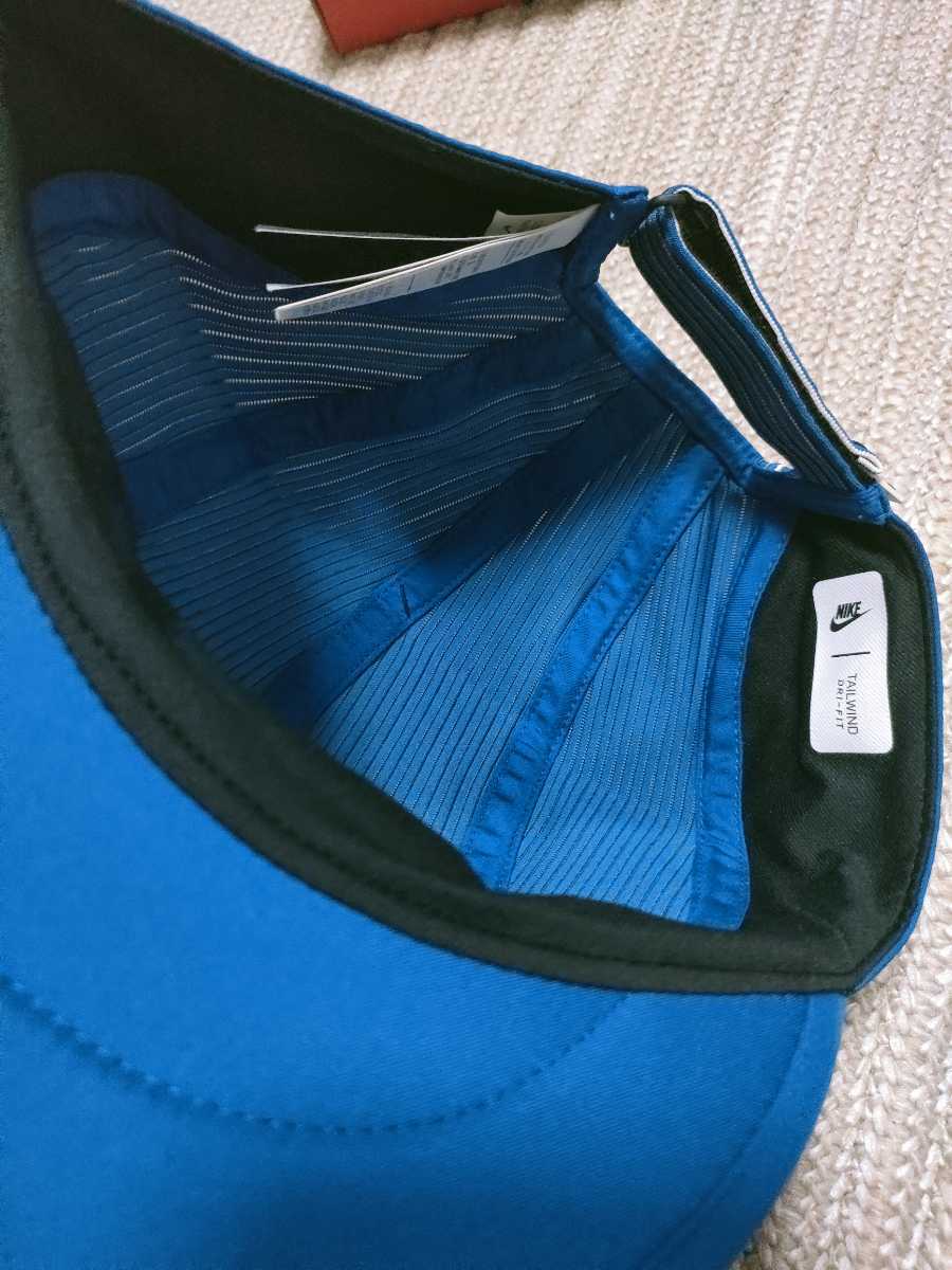 新品 定価5500 NIKE GYAKUSOU ランニング キャップ 青 ナイキ