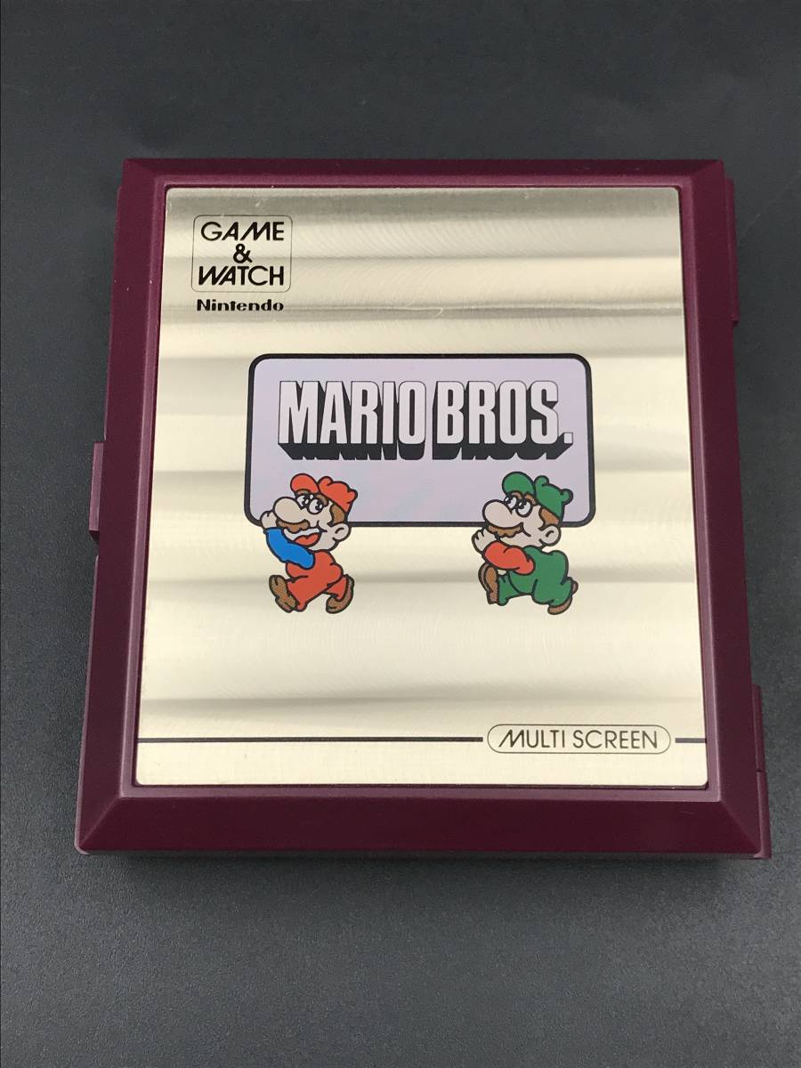 0327-08◇任天堂 ゲームウォッチ GAME WATCH マリオブラザーズ MW-56