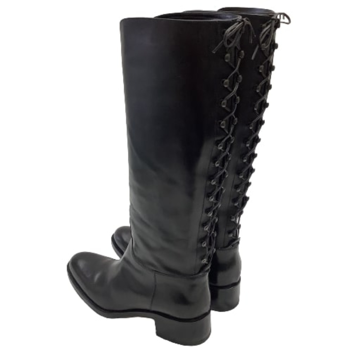 ♪♪ SARTORE サルトル レディース ロングブーツ SIZE 39（24.5cm） ブラック 目立った傷や汚れなし