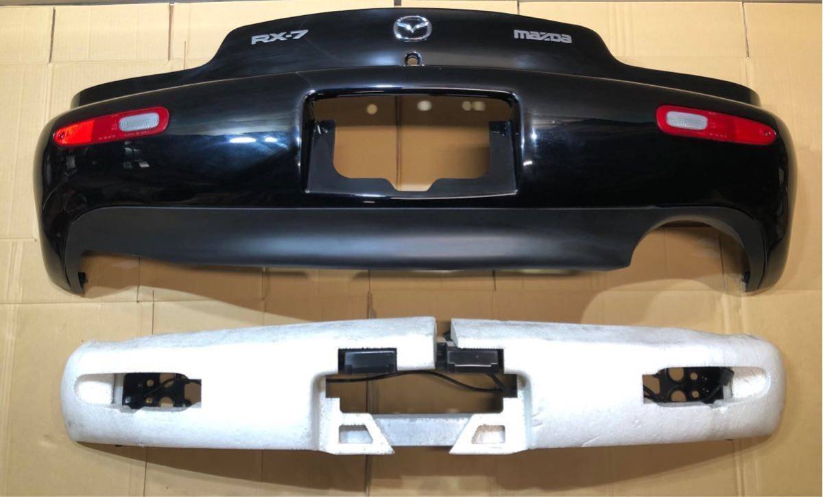 希少 マツダ FD3S RX-7 RX7 純正 リアバンパー リヤバンパー 黒(リア