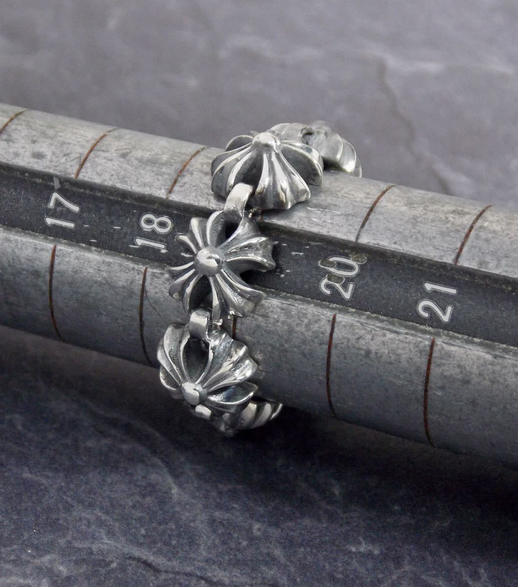 クロムハーツ/CHプラスリンクリング/19号/新品加工/インボイス/１円から！CHROME HEARTS