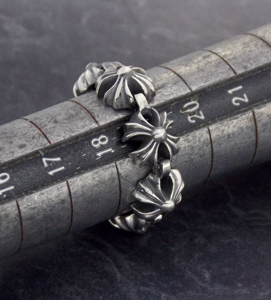 クロムハーツ/CHプラスリンクリング/19号/新品加工/インボイス/１円から！CHROME HEARTS
