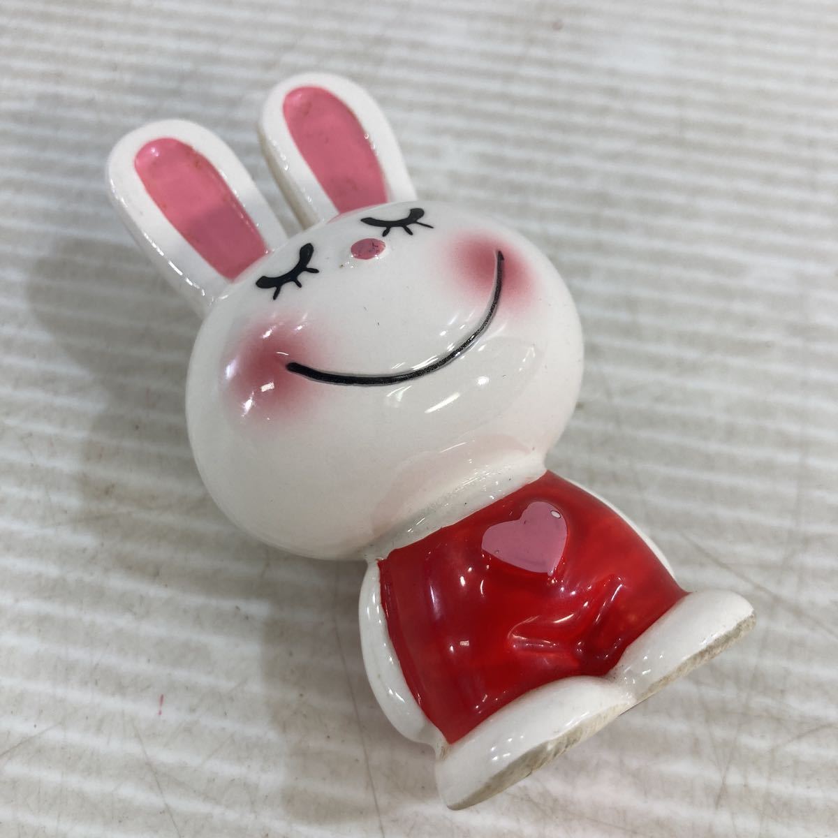 内藤ルネ 陶器製 ルネのウサコちゃんシリーズ アムールアムールラパン
