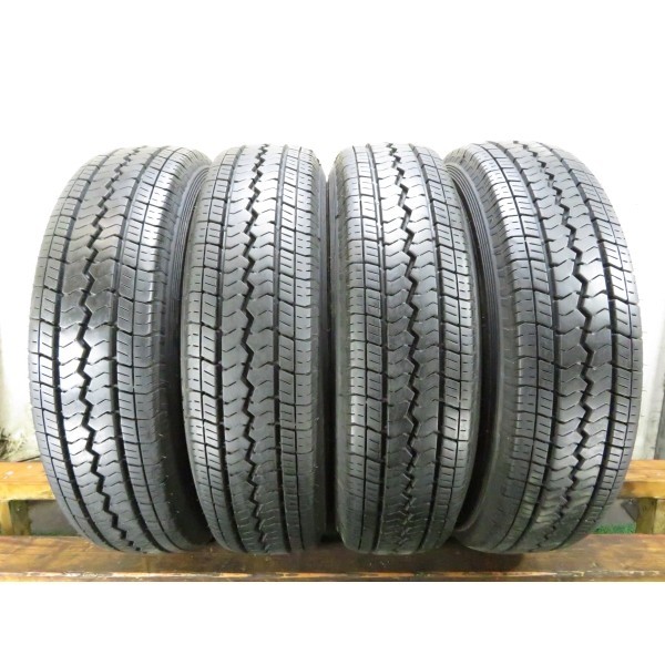 2019年製 9分山 TOYO V-02e 165R14 LT 6PR 4本/札幌市手渡し可/中古オンロードタイヤ(夏タイヤ) F_76