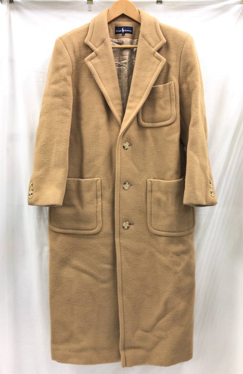 LAUREN RALPH シングル POLO チェスターコート カシミヤ混 ラルフ