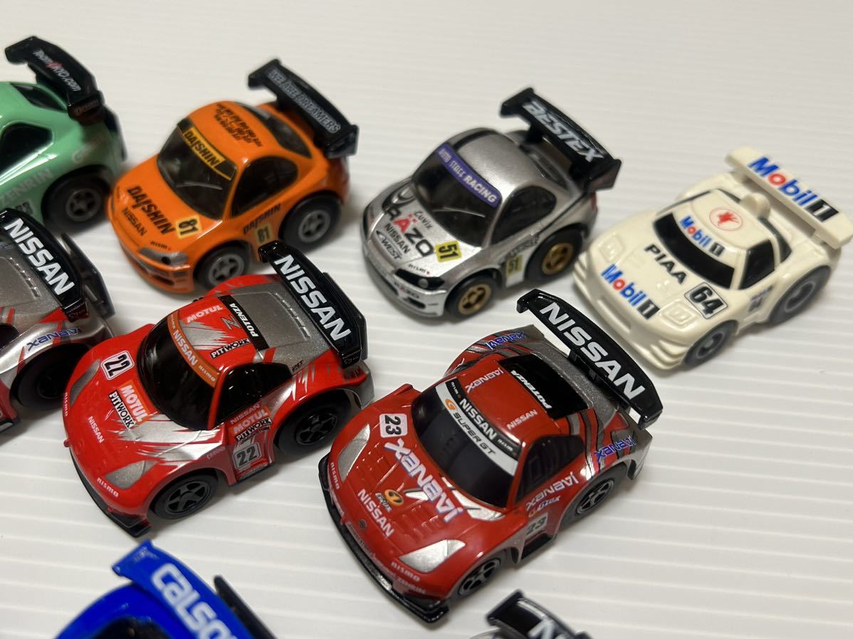 『送料無料！』チョロQ カルソニックレーシングチーム2種GTRなど合計11台 チョロQ スーパーGT GT選手権 カルソニック ニスモ au ダイシン